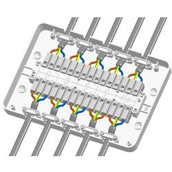 surewire 6 way junction box|maintenance free junction box.